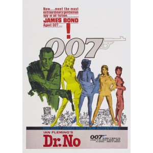 Classic Movie - Dr. No- 24"x36" Giclee Print on Canvas   160653674305